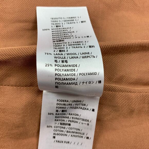 STELLA McCARTNEY 2015 Size XS Brown Modacrylic Faux Fur Vest - Picture 6 of 8